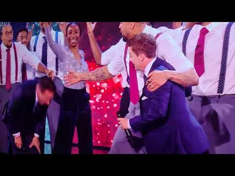 Britain's got talent ant falling over
