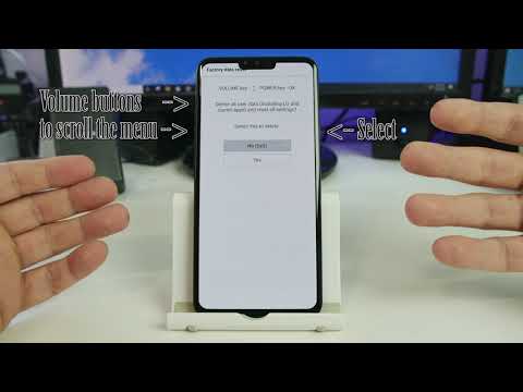 LG V40 factory Reset Process. LG Stock Recovery.
