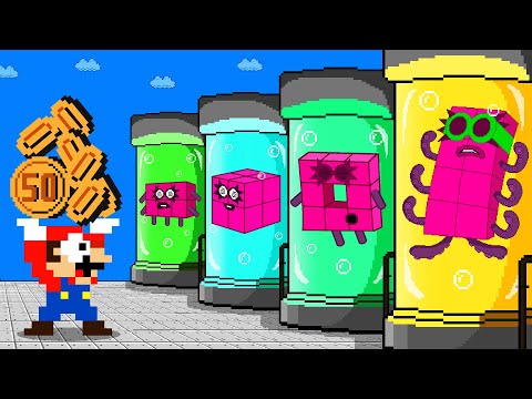 Finish The Pattern? Mario gets MORE Coins to Rescue Funny Weird Shape Number 8 | Odd Side Story 🎶