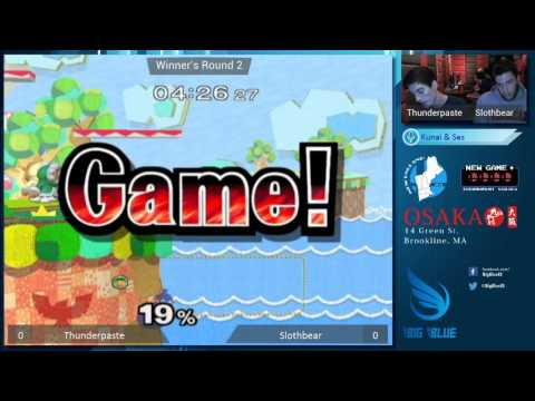 New Game+ XXIV - Thunderpaste (Falcon, Fox) vs Slothbear (Icies) - SSBM WR1