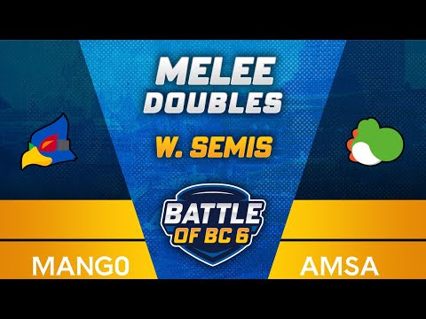 Mang0 (Falco) vs aMSa (Yoshi) - Melee Singles Winners Semi-Final - Battle of BC 6