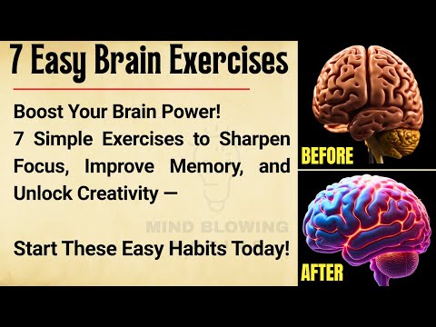 🔥7 Quick & Easy Brain Exercises to Boost Mental Clarity! 🧠 || Graded Reader || Listening Practice✅