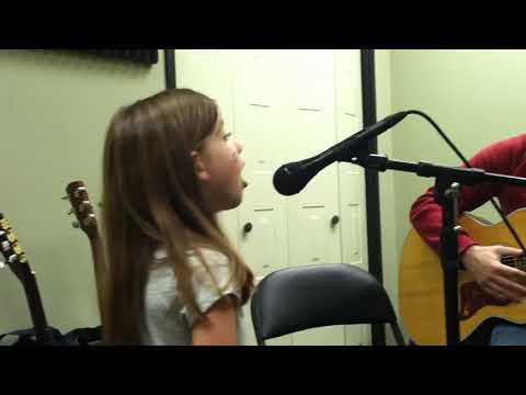 Ayla Schwartz, 4 years old, singing Amazing Grace