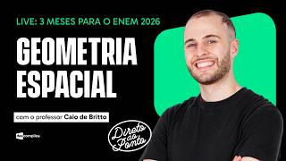 Essa questão cai TODO ANO no ENEM e não tem fórmula | Geometria espacial
