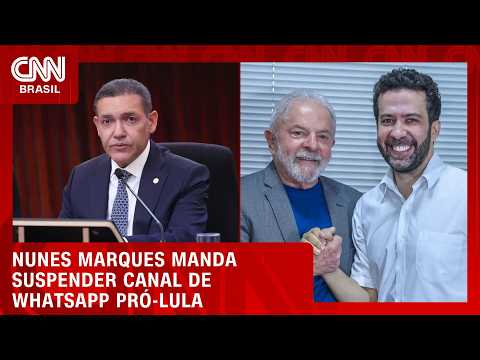 Nunes Marques manda suspender canal pró-Lula criado por André Janones | CNN AGORA
