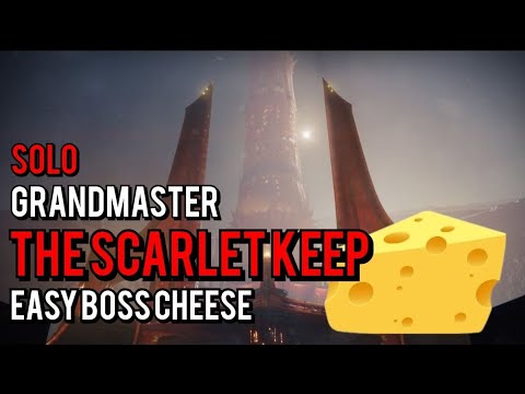 Solo Grandmaster - SCARLET KEEP - Easy Boss Strategy #destiny2 #nightfall