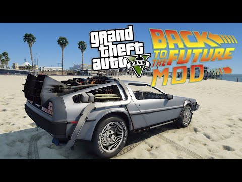 Grand Theft Auto V- Back To The Future Mod Showcase