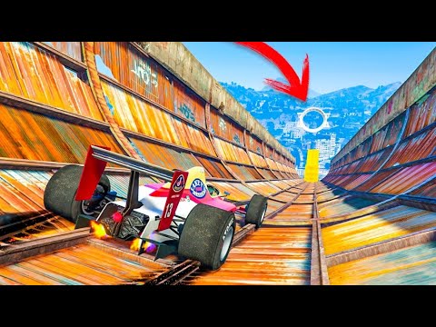 INCREDIBLE MEGA RAMP WITH BIG JUMP IN FORMULA 1!!! GTA V ONLINE - GTA 5 ONLINE