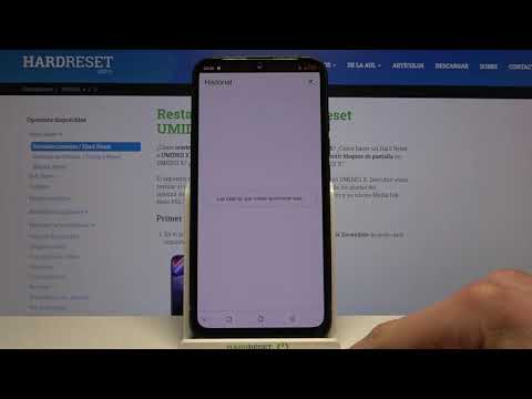 Cómo borrar historial en UMIDIGI X - historial de Google Chrome
