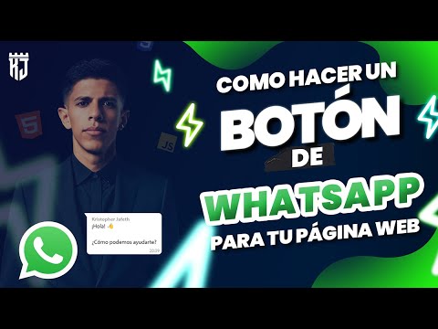 CREA UN BOTÓN DE WHATSAPP CON HTML Y CSS EN 3 MINUTOS!