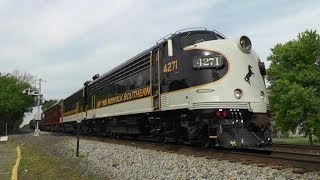 preview picture of video 'Norfolk Southern Executive Train / NS Business Train / Norfolk Southern OCS - Midland, VA'