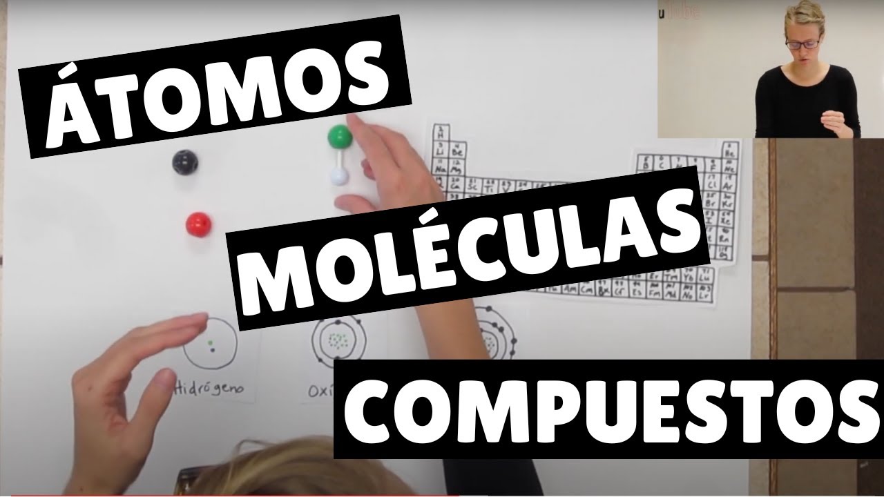 Átomos, moléculas y compuestos--¿cuál es la diferencia?
