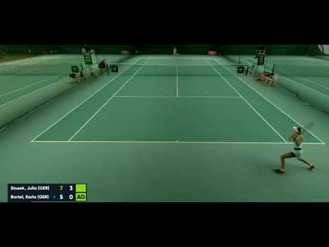 Julia Stusek vs Karla Bartel - Finale U14 Deutsche Hallenmeisterschaften in Essen