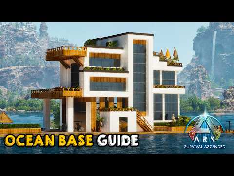 Ultimate Modern Ocean Base | Building Tutorial | ARK: Survival Ascended
