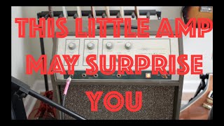 Video thumbnail for VINTAGE GUITAR AMP! Sears 40XL by Nick Branscome