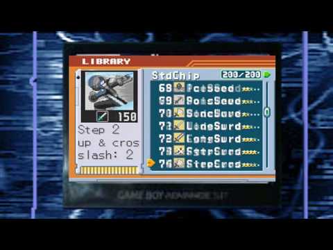 megaman battle network 6 cybeast falzar gba gameshark codes