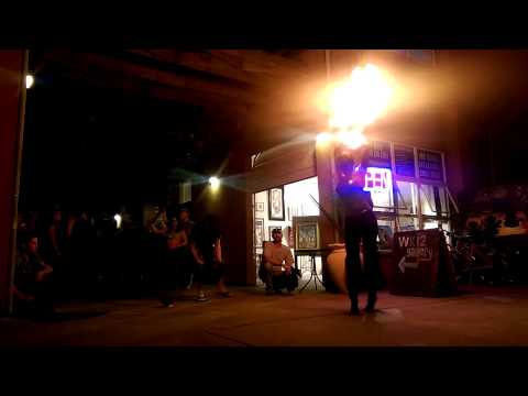 Sadira Lady Liquid Fire Dance at Hot Pot 8.8.15