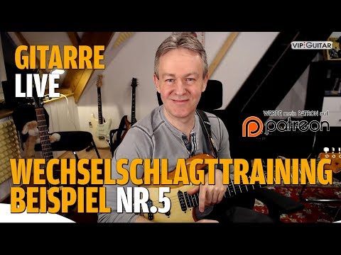 Wechselschlagtraining Gitarre! Runde 6 - Klassik Rock