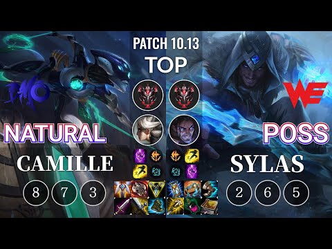 DMO Natural Camille vs WE Poss Sylas Top - KR Patch 10.13