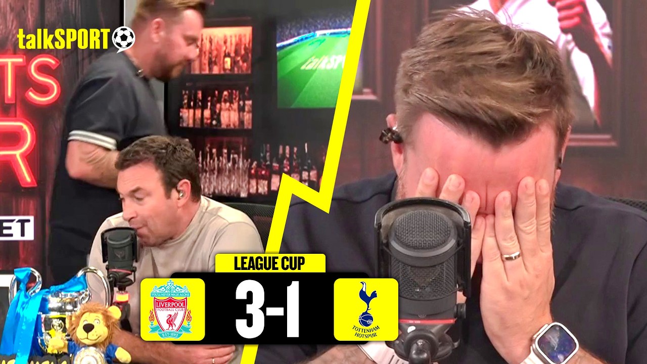 "YOU'RE WINDING ME UP!" Jamie O'Hara STORMS OUT as Jason Cundy RATTLES him following Spurs loss!