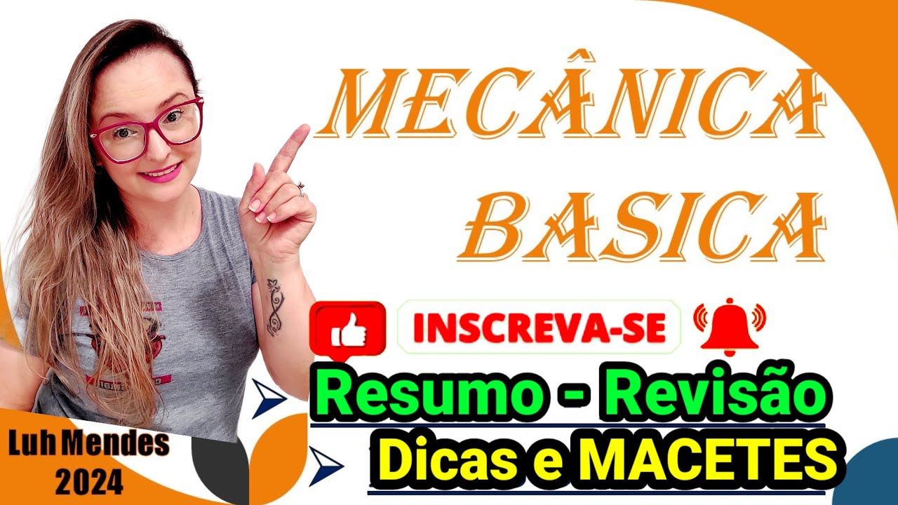 MECÂNICA BÁSICA REVISÃO RESUMO 2024 aula completa #detran #dicas #ctb #cnh #revisao #dicas #macetes