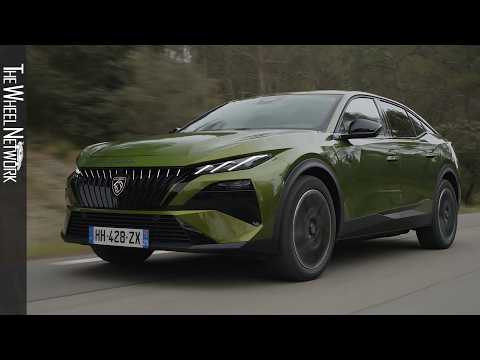2027 Peugeot E-408 GT Exclusive (EV) | Flare Green | Driving, Interior, Exterior [4K]
