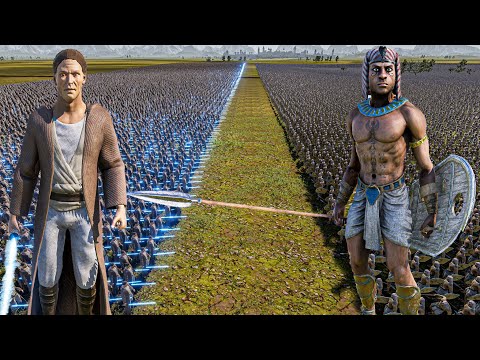 25000 JEDI vs 1 MILLION EGYPTIAN SPEARMEN - Ultimate Epic Battle Simulator 2 UEBS 2