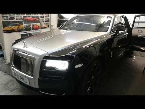 how to tint the windows on a rolls royce - part 1