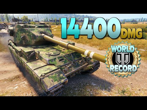 FV215b 183: WORLD RECORD, 14.4k DAMAGE - World of Tanks
