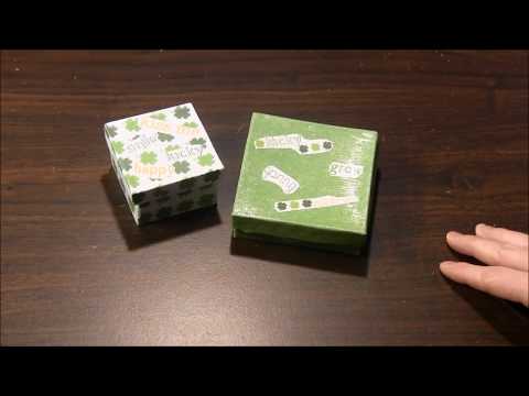Learn how to Decoupage a Box using Scrapbooking Paper