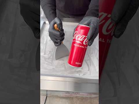 Ice Cream Rolls | Coca-Cola – Fizzy, Fun & Refreshing #dessert #icecream #food #cocacola