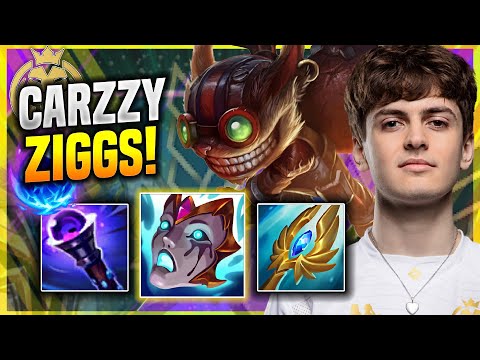 CARZZY CHILLING WITH ZIGGS! - MAD Carzzy Plays Ziggs ADC vs Tristana! | Patch 11.17