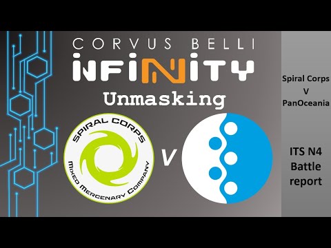 Fast Panda Gaming: Infinity N4 Battle Report - Unmasking (Spiral Corps vs PanOceania)