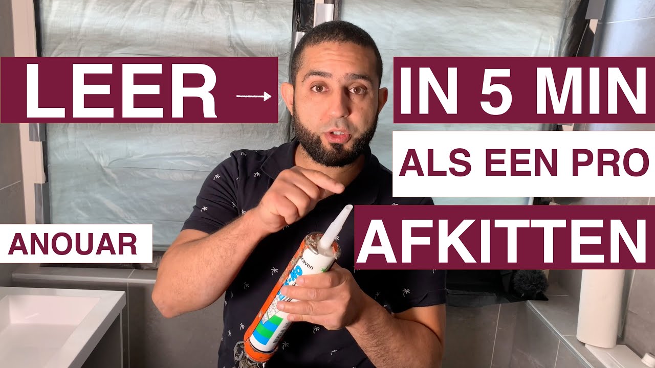 Leer in 5 minuten professioneel kitten zonder kitspatel of hulpstukken