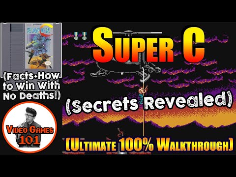 Super C NES Walkthrough | 100% Guide | Video Games 101