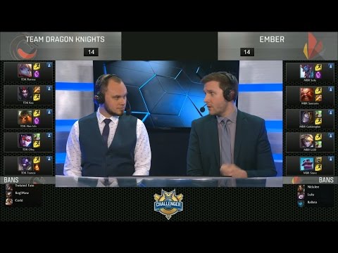 TDK vs MBR Highlights Game 4 - Team Dragon Knights vs Ember - 2016 NA Challenger Spring Semifinal #1