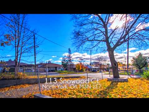 113 Snowood Ct. North York, On. M3N 1E7 / HD / Virtual Tour