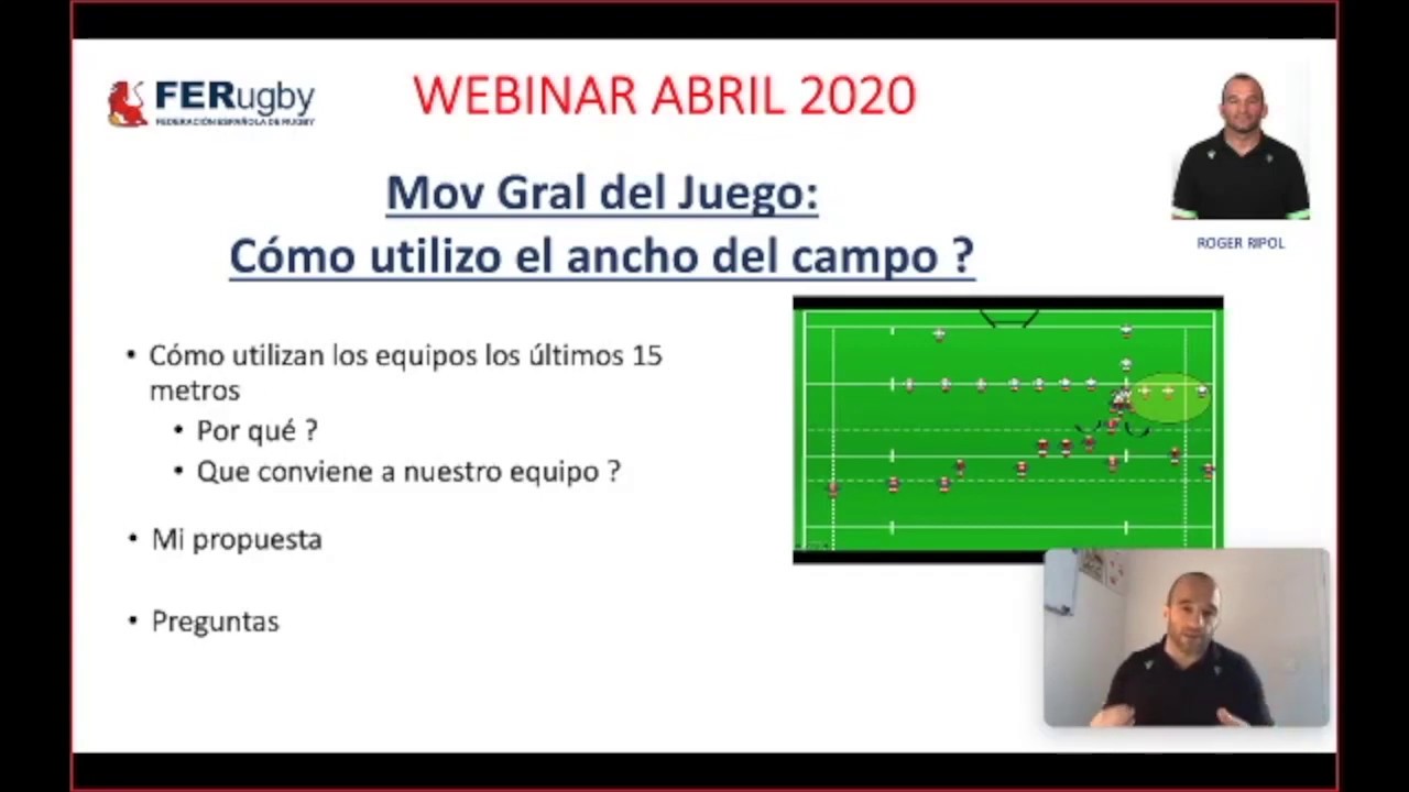 ROGER RIPOL: UTILIZACIÓN DE TODO EL ANCHO DEL CAMPO. LOS ULTIMOS 15 METROS. (1/3)