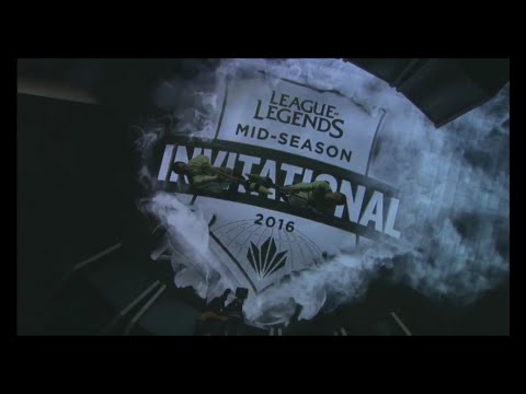 Welcome to Mid-Season Invitational 2016 - Opening Ceremony - Teams Enter the stage