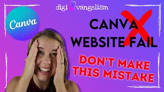 Canva Website  Troubleshooting - WATCH BEFORE YOU PUBLISH! | Mobile Re