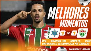CAPIXABA 1 X 1 RIO BRANCO-VN | MELHORES MOMENTOS | 3ª RODADA CAMPEONATO CAPIXABA 2026