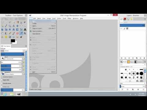 How to Emboss Text in GIMP
