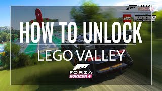 HOW TO UNLOCK LEGO VALLEY FORZA HORIZON 4