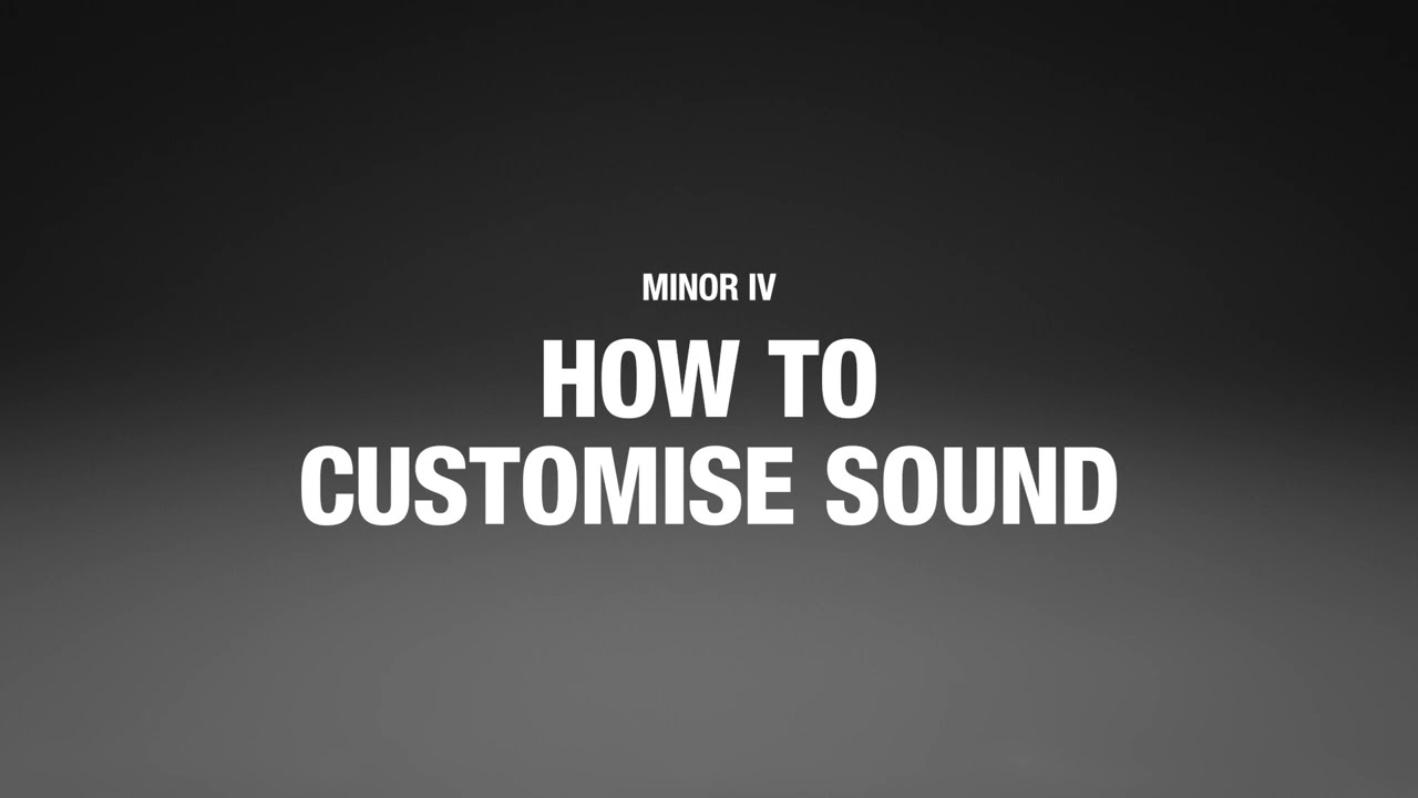 Наушники Marshall Minor IV, черный