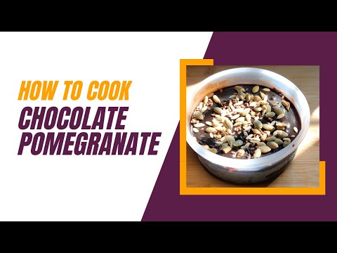 "Sweet Fusion: Exploring Chocolate Pomegranate Magic" #pomegrante #chocolate