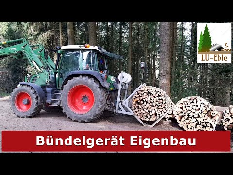 Bündelgerät Eigenbau / Brennholz