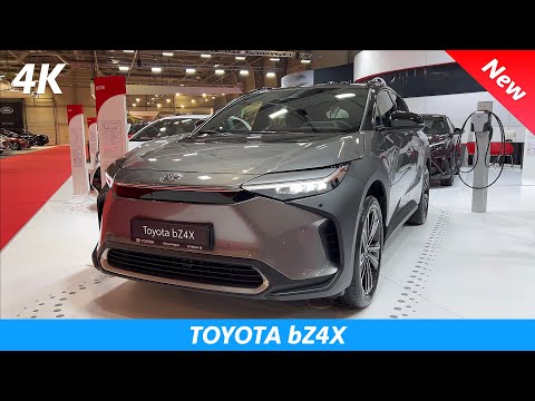 Toyota bZ4X 2023 - FIRST look in 4K | Exterior - Interior (details), Cargo space, EU versions