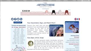 How to Read a Birth Chart:  Astrotheme