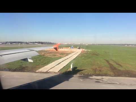 Aeroflot A320 Landing Moscow Sheremetyevo