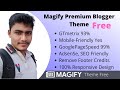 Magify Responsive AdSense SEO Mobile Friendly Premium Blogger Theme Free Ajs420
